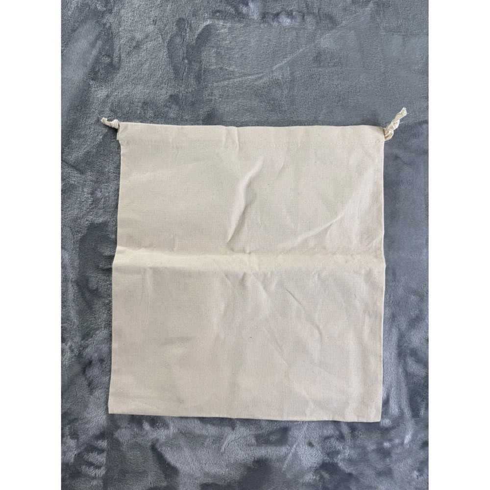 Jacquemus Women's Dust Bag Large Cream Heavyweight Canvas Fabric Black - Picture 6 of 7